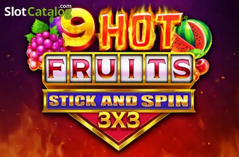 9 Hot Fruits Stick and Spin 3x3 логотип