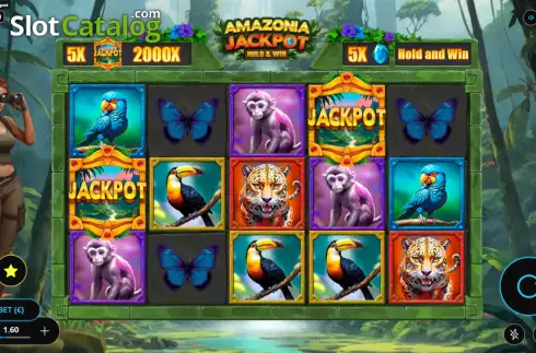 Скрин2. Amazonia Jackpot Hold and Win слот