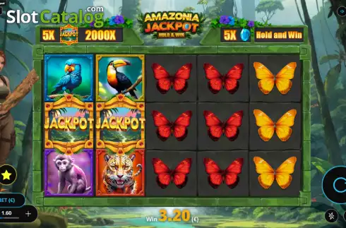 Скрин3. Amazonia Jackpot Hold and Win слот