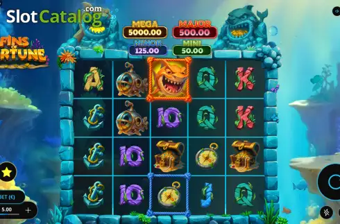 Скрин2. Fins of Fortune слот