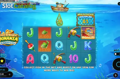 Скрин2. Bass Rewards Bonanza слот