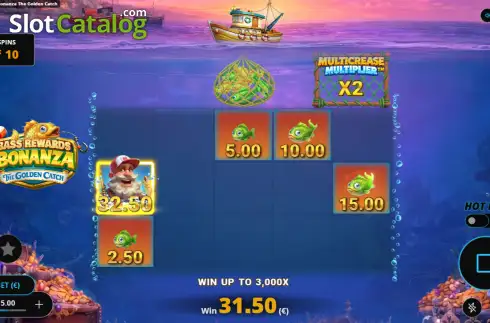 Скрин3. Bass Rewards Bonanza слот