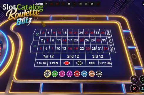 Скрин2. Blitz Roulette слот