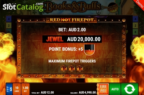 Скрин3. Books & Bulls RHFP слот