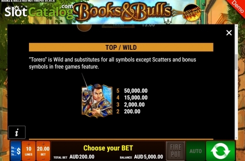 Скрин7. Books & Bulls RHFP слот