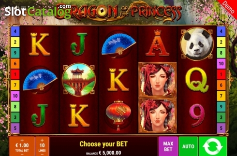 Скрин2. Dragon of the Princess слот