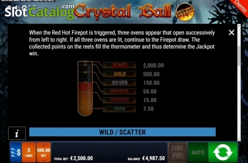 Скрин6. Crystal Ball RHFP слот