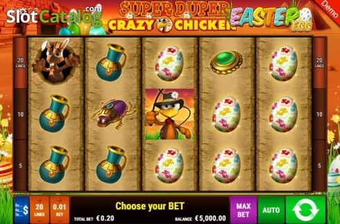 Скрин3. Super Duper Crazy Chicken Easter Egg слот