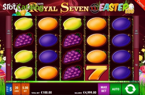 Скрин2. Royal Seven XXL Easter Egg слот