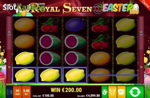Скрин5. Royal Seven XXL Easter Egg слот