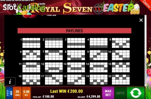 Скрин8. Royal Seven XXL Easter Egg слот