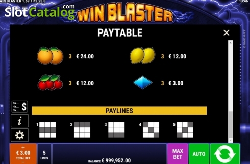 Скрин9. Win Blaster слот