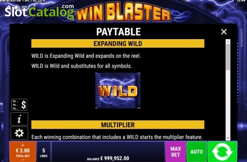 Скрин6. Win Blaster слот
