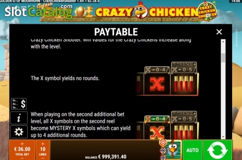 Скрин8. Golden Egg of Crazy Chicken CCS слот