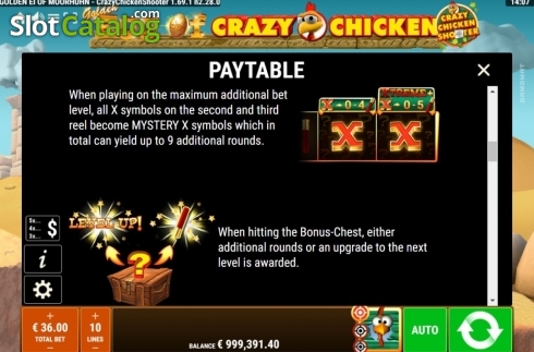 Скрин9. Golden Egg of Crazy Chicken CCS слот