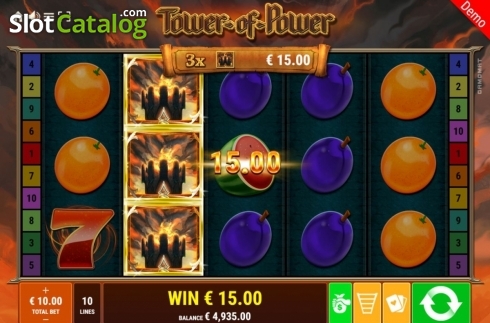 Скрин4. Tower of Power слот