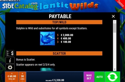 Скрин5. Atlantic Wilds слот