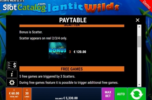 Скрин6. Atlantic Wilds слот