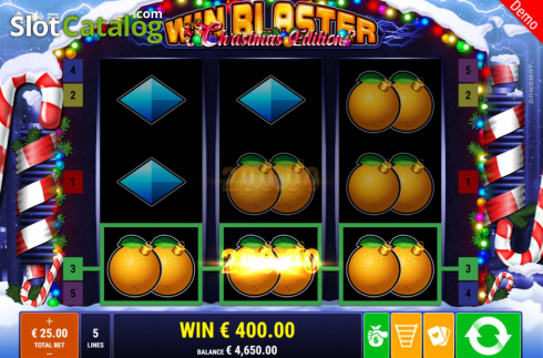 Скрин3. Win Blaster Christmas Edition слот