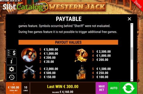 Скрин8. Western Jack слот