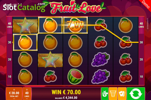 Скрин3. Fruit Love слот
