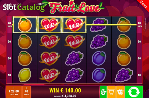 Скрин4. Fruit Love слот