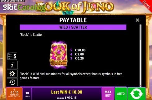 Скрин6. Book of Juno слот