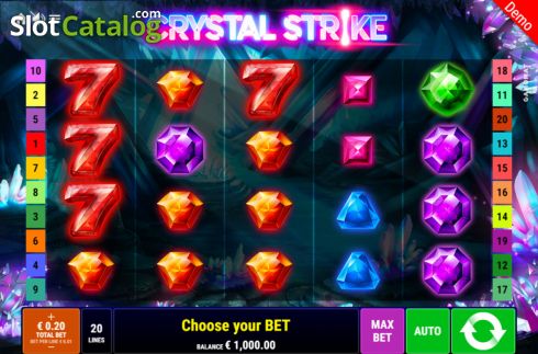 Скрин2. Crystal Strike слот