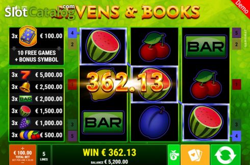 Скрин5. Sevens & Books слот