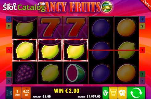 Скрин3. Fancy Fruits Double Rush слот