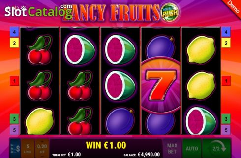 Скрин4. Fancy Fruits Double Rush слот