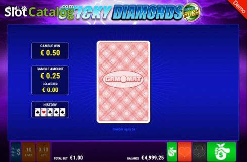 Скрин8. Sticky Diamonds Double Rush слот