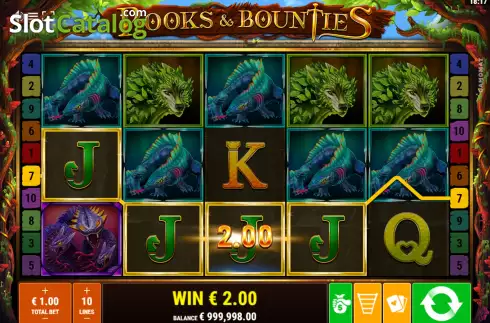 Скрин3. Books and Bounties слот