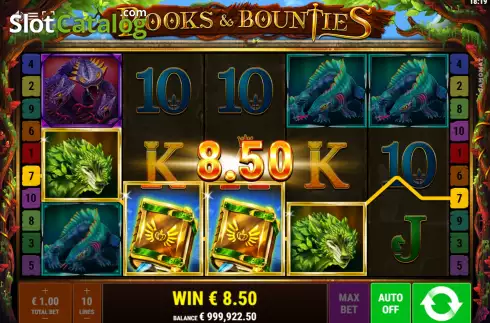 Скрин6. Books and Bounties слот