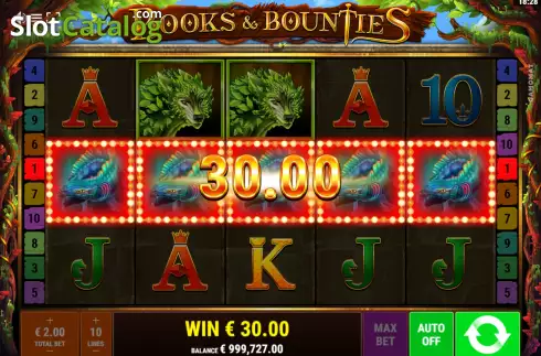 Скрин8. Books and Bounties слот