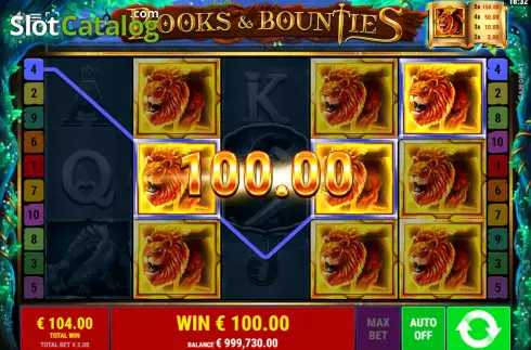 Скрин9. Books and Bounties слот