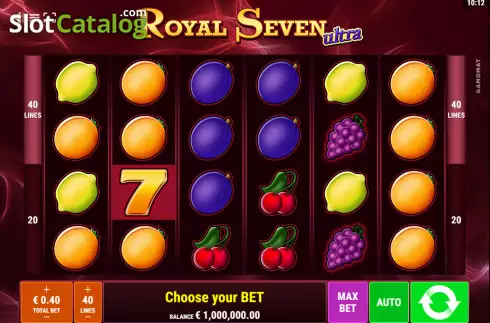 Скрин2. Royal Seven Ultra слот