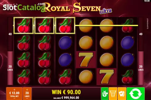Скрин3. Royal Seven Ultra слот