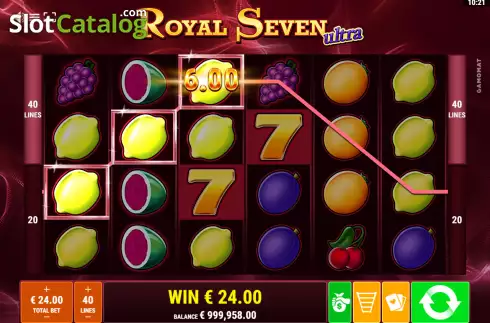 Скрин4. Royal Seven Ultra слот
