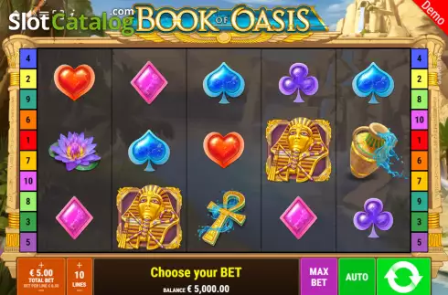 Скрин3. Book of Oasis слот