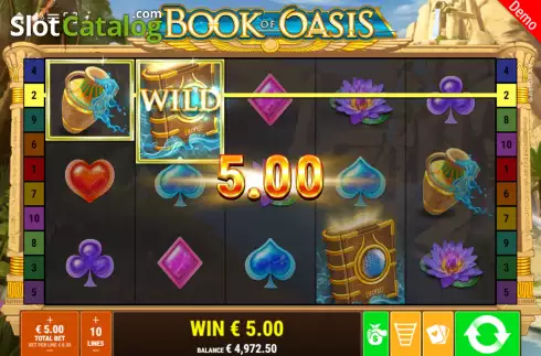 Скрин5. Book of Oasis слот
