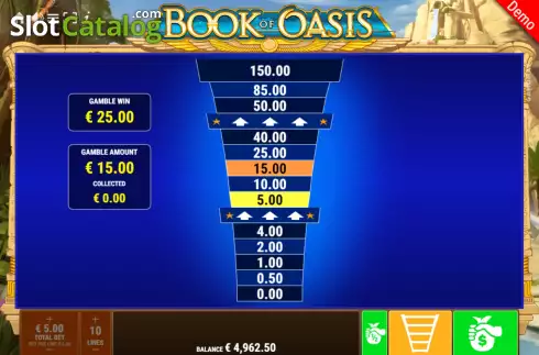 Скрин9. Book of Oasis слот