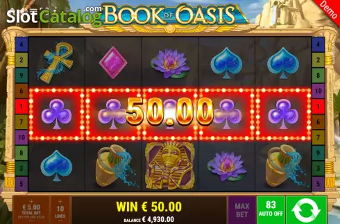 Скрин6. Book of Oasis слот