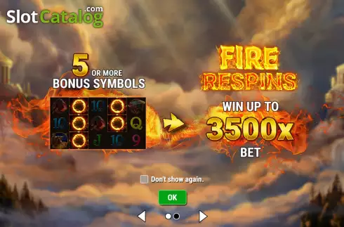 Скрин2. Divine Fire слот