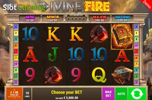 Скрин3. Divine Fire слот