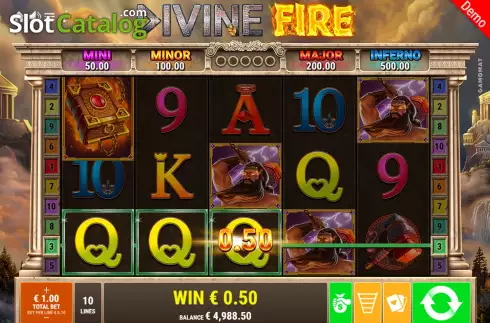 Скрин4. Divine Fire слот