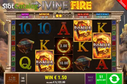 Скрин9. Divine Fire слот