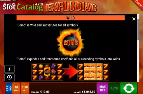 Скрин9. Explodiac слот