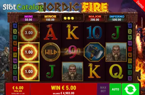 Скрин9. Nordic Fire слот