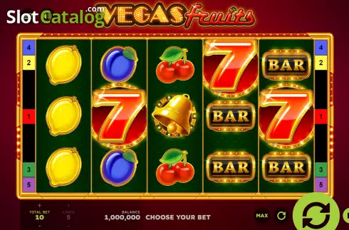 Скрин2. Vegas Fruits слот